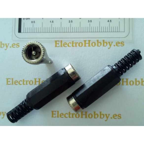 ᐉ Conector jack Hembra 5.5-2.1 Jack Alimentación power DC