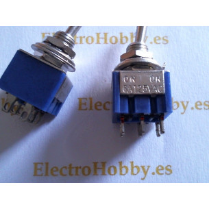 Interruptor - Conmutador basculante 2C-3P 2