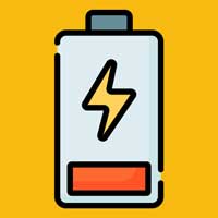 Ilustraci&oacute;n de un portapilas