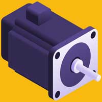 Ilustraci&oacute;n de un stepper motor​